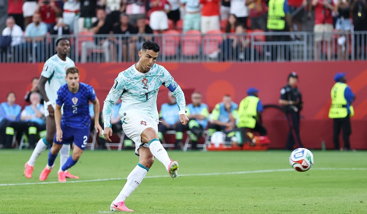 Cristiano Ronaldo marcó el gol 976 de su carrera tras un polémico penal en Portugal vs Croacia