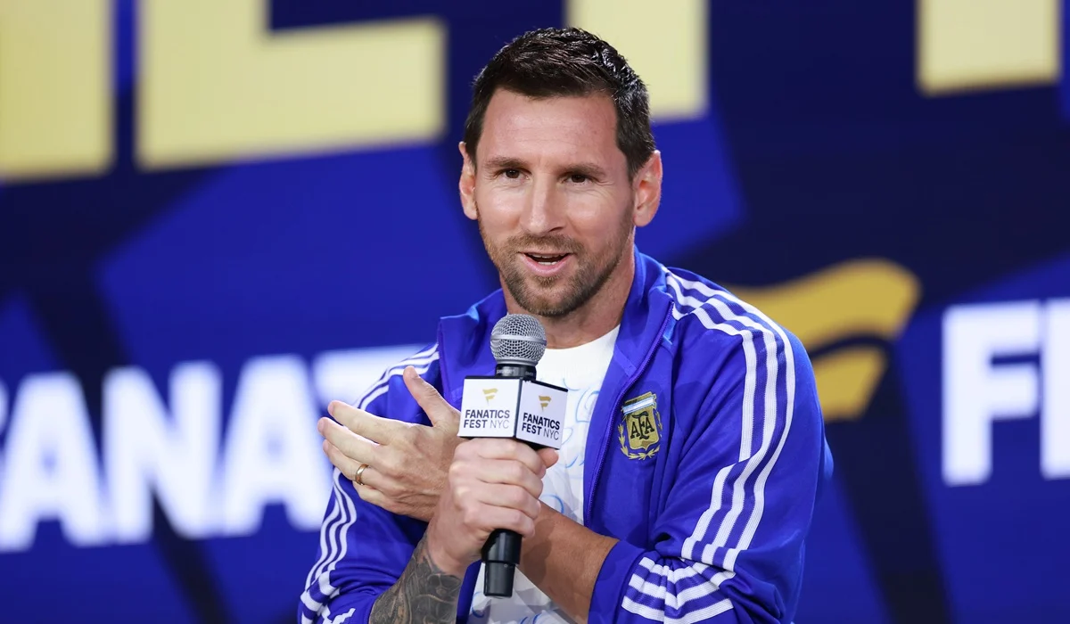 Only in America: Messi, Djokovic y Tom Brady juntos en un confuso evento FIFA antes del Argentina vs España