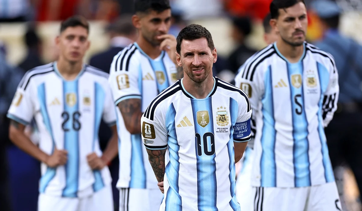 Los jugadores de Argentina se retiraron sin hacer declaraciones tras la final del Mundial