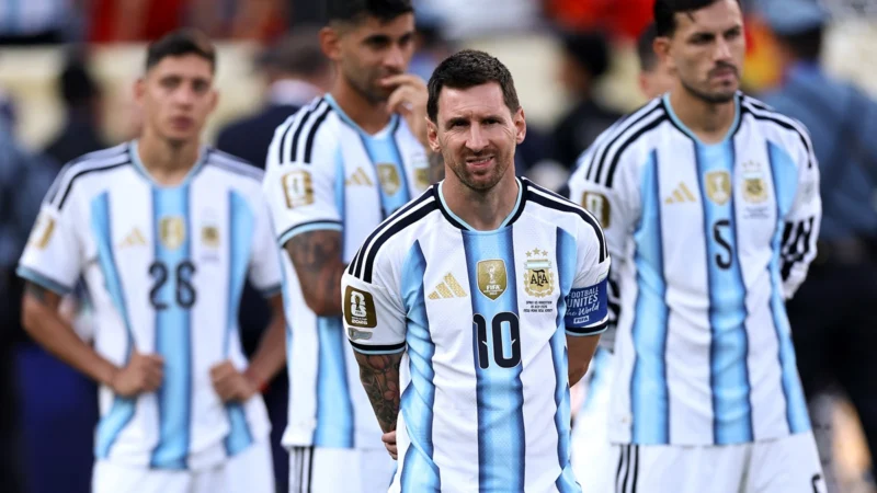 Los jugadores de Argentina se retiraron sin hacer declaraciones tras la final del Mundial
