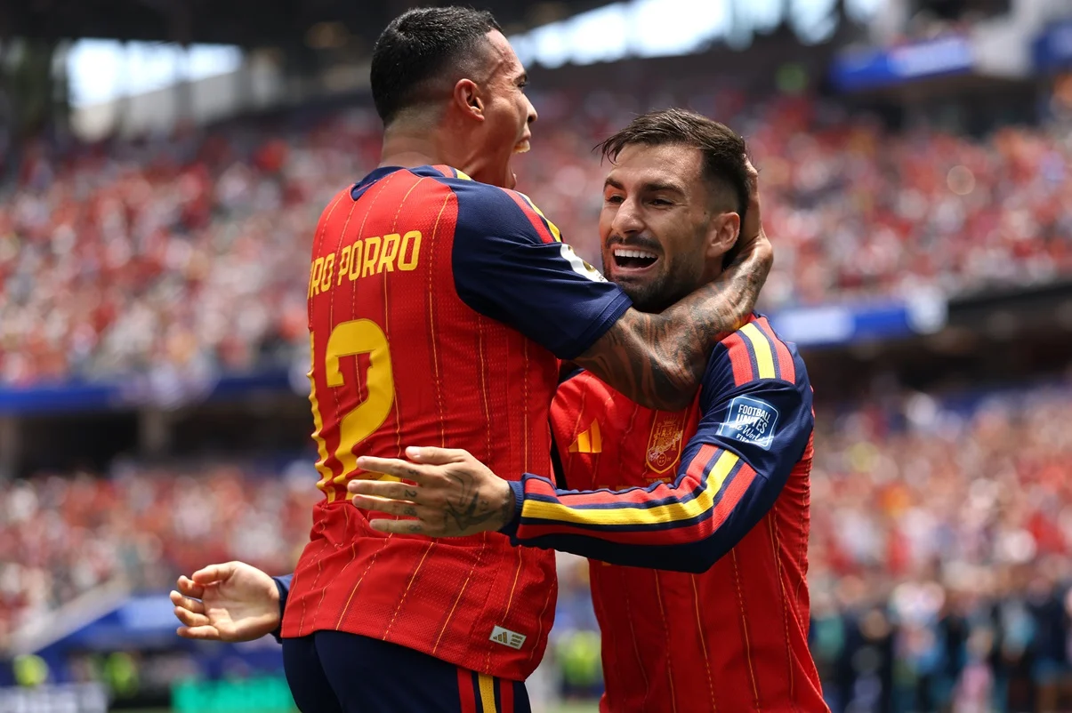 Pedro Porro marcó el 2 a 0 de España ante Austria en Los Ángeles