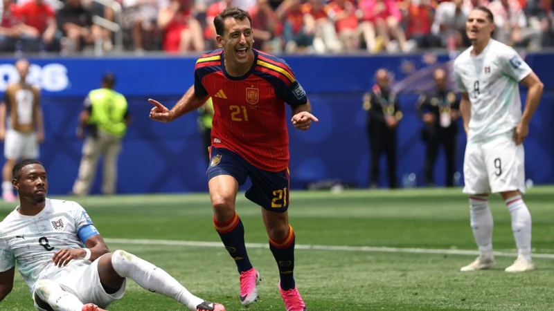 España eliminó a Austria sin despeinarse y está en octavos de final