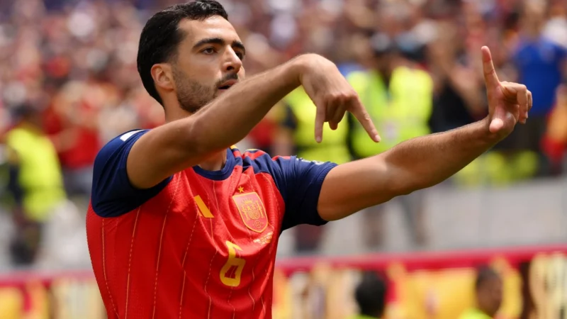 Mikel Merino volvió a salvar a España con otro gol agónico