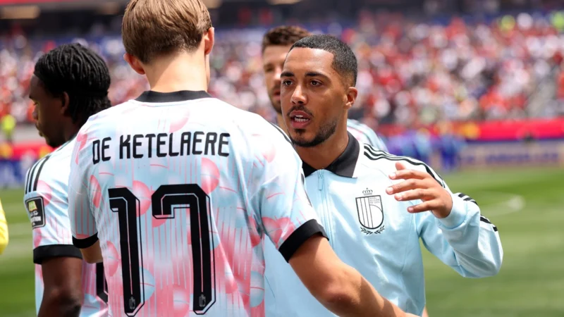 Tielemans se lesionó en el calentamiento previo y quedó desafectado de España vs Bélgica en el Mundial 2026