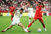 Suiza se marcha con ventaja mínima sobre Argelia en el BC Place
