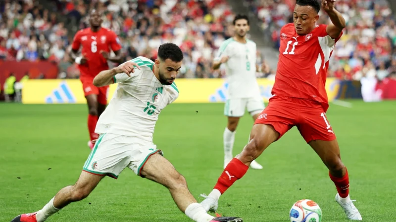 Suiza se marcha con ventaja mínima sobre Argelia en el BC Place