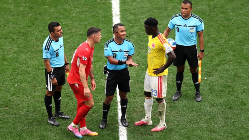 Colombia y Suiza disputan la primera y única prórroga en octavos del Mundial 2026