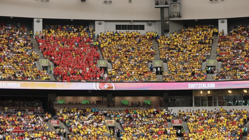 Colombia invadió Canadá y fue local otra vez en la Copa del Mundo