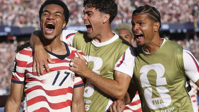 Estados Unidos avanzó a octavos de final con triunfo sobre Bosnia: enfrentará a Bélgica en el Mundial 2026