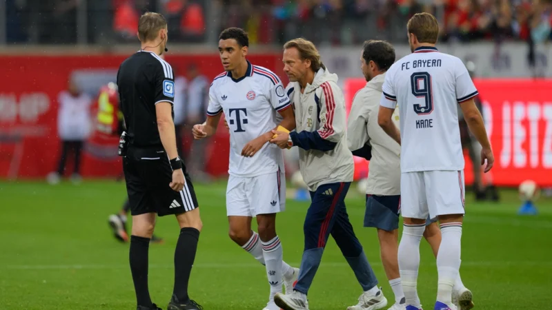 Musiala se desmayó por segunda vez y preocupó al Bayern Munich
