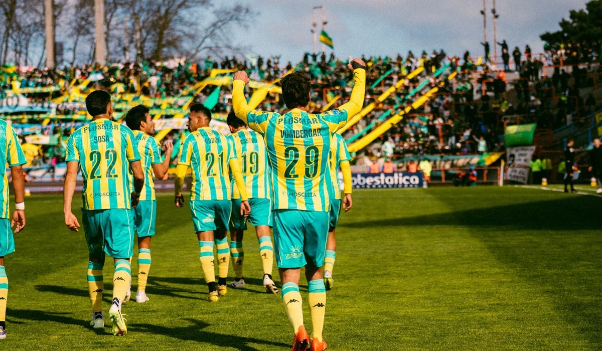 Andrés Vombergar marcó su primer gol con Aldosivi