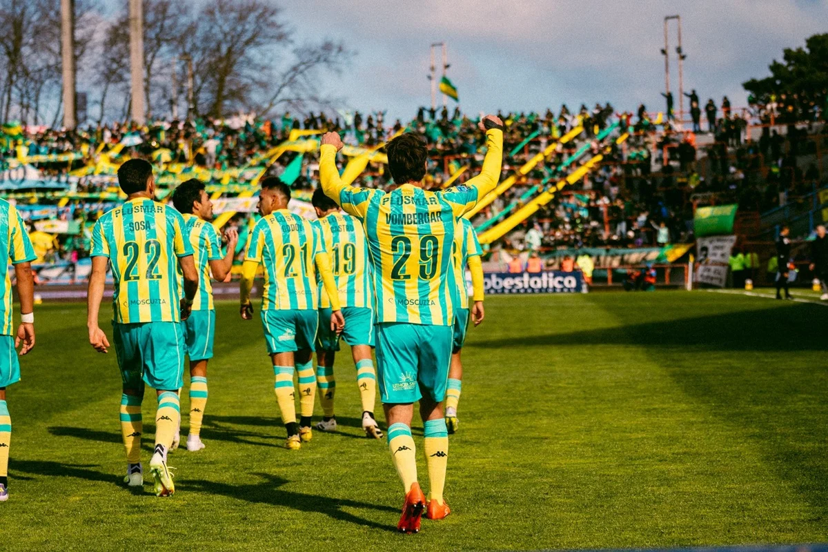 Andrés Vombergar marcó su primer gol con Aldosivi
