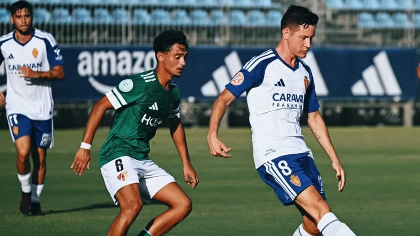 Ander Herrera sumó sus primeros minutos en Zaragoza en un amistoso frente a Barbastro