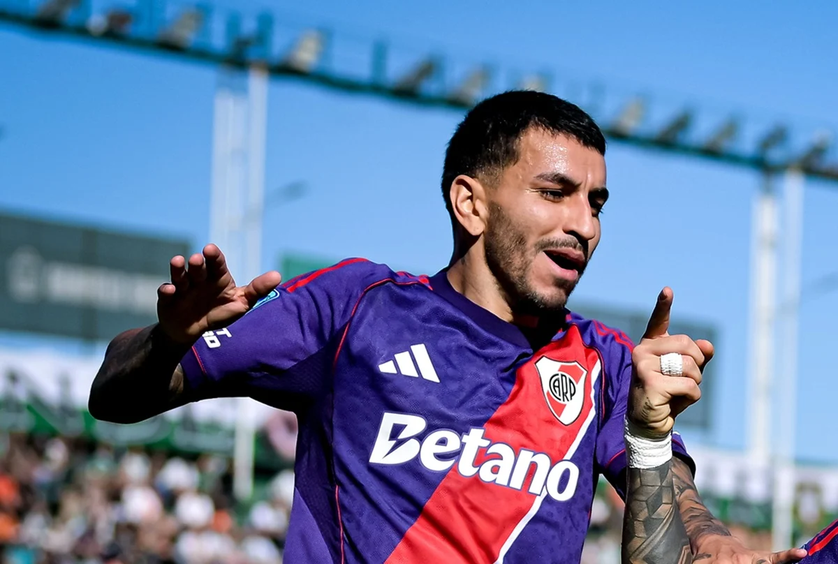 Ángel Correa marcó por tercer partido al hilo con River en el Clausura