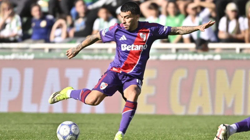 Ángel Correa le dedicó el triunfo de River a Eduardo Coudet
