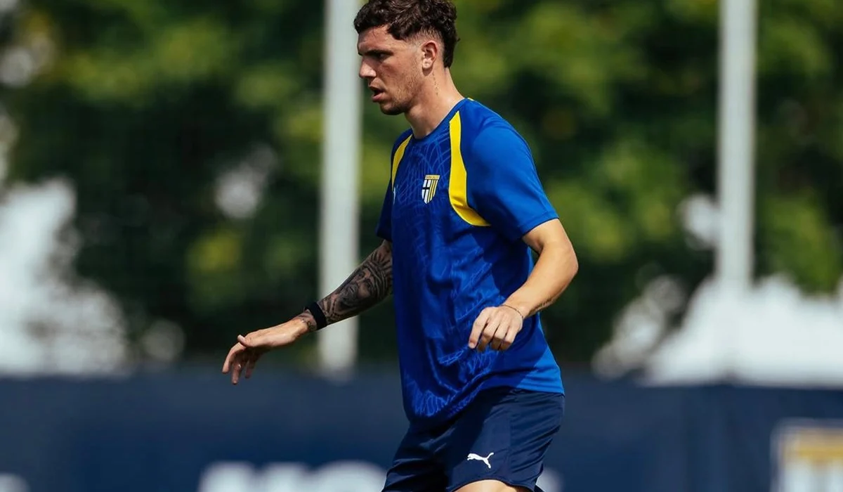 Franco Carboni volvió a sumar minutos con Parma en Coppa Italia