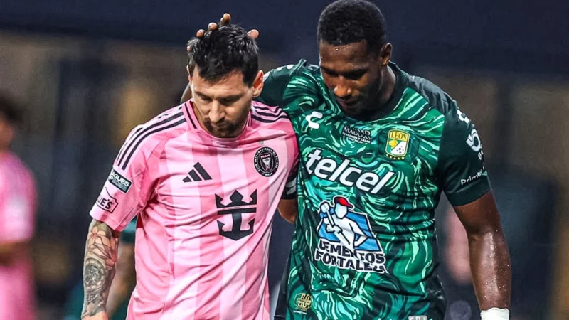 Lionel Messi jugó el segundo tiempo en la caída de Inter Miami por Leagues Cup