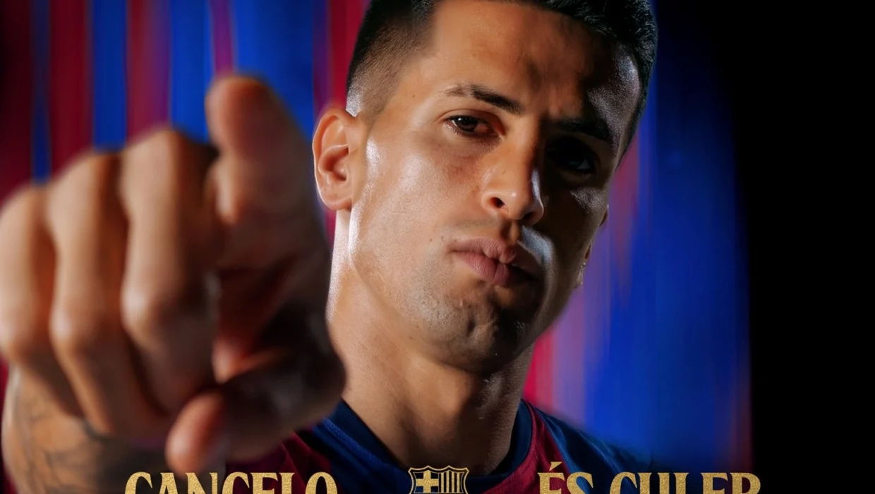 João Cancelo fue presentado y tendrá una nueva etapa en Barcelona