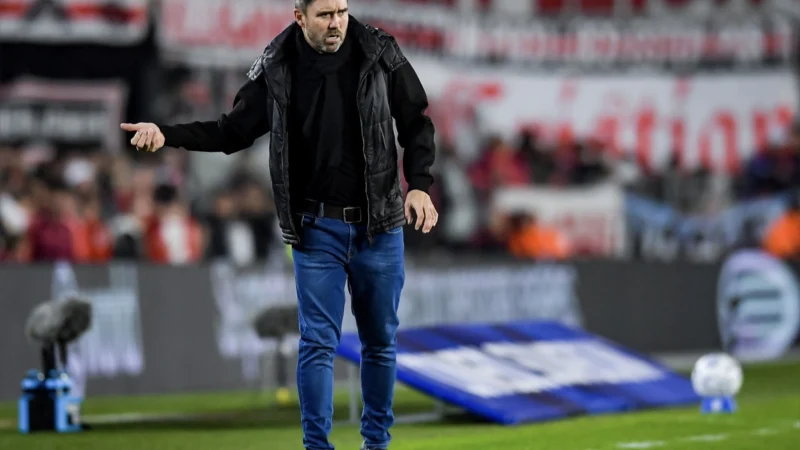 River suspendió la conferencia de prensa de Eduardo Coudet tras la eliminación de la Sudamericana