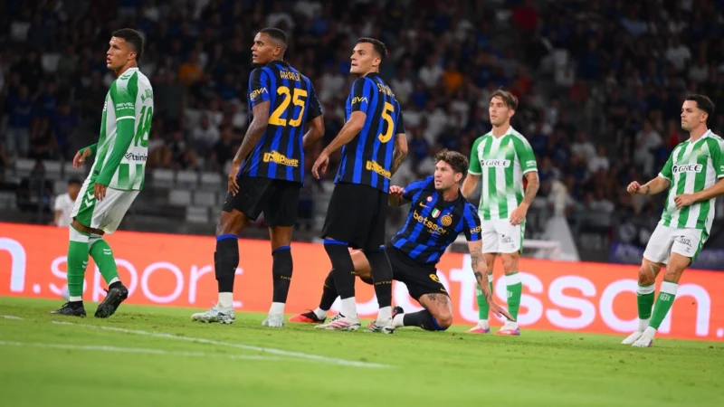 Inter le ganó a Betis con un golazo de John Stones