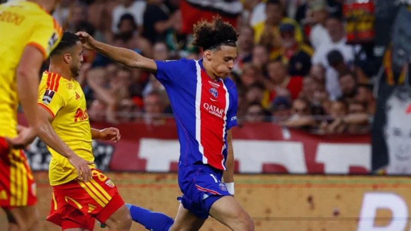 Lens dio la sorpresa y le ganó la Supercopa de Francia a PSG