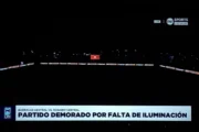 Barracas y Rosario Central quedó demorado por un corte de luz