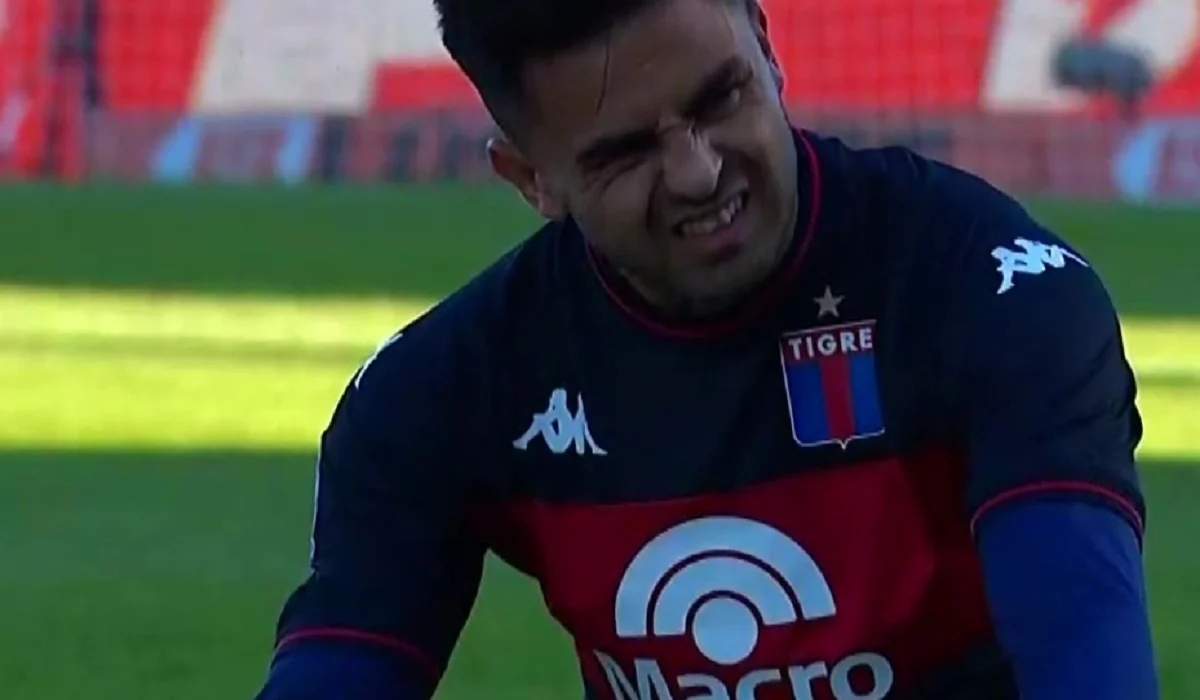 Pity Martínez duró un minuto y se lesionó en Tigre – River