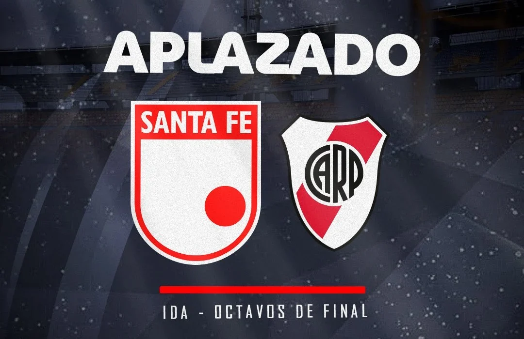 El partido entre Independiente Santa Fe y River quedó suspendido