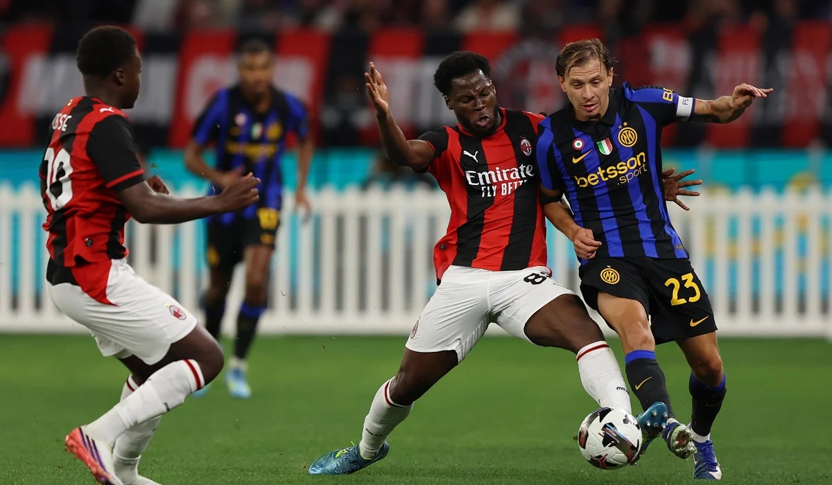 Inter y Milan empataron en el derby amistoso en Australia