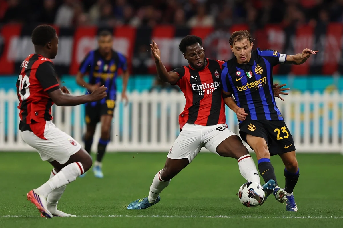 Inter y Milan empataron en el derby amistoso en Australia