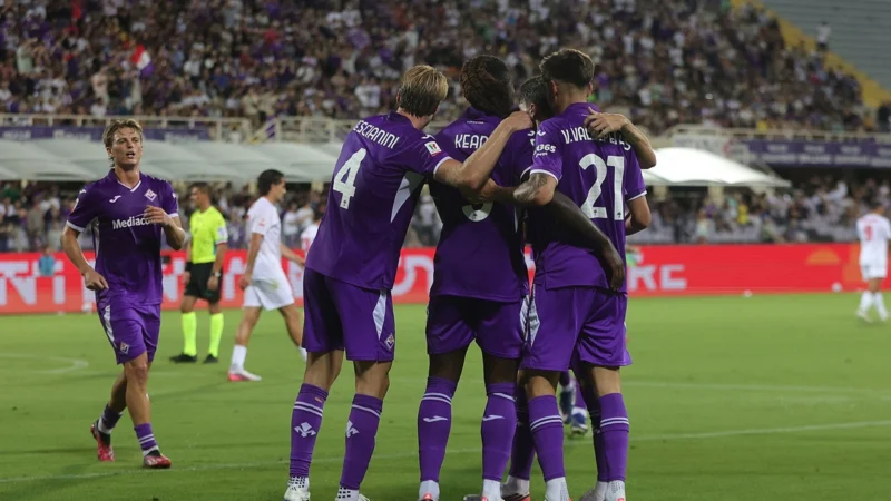 Fiorentina aplastó a Benevento por Coppa Italia