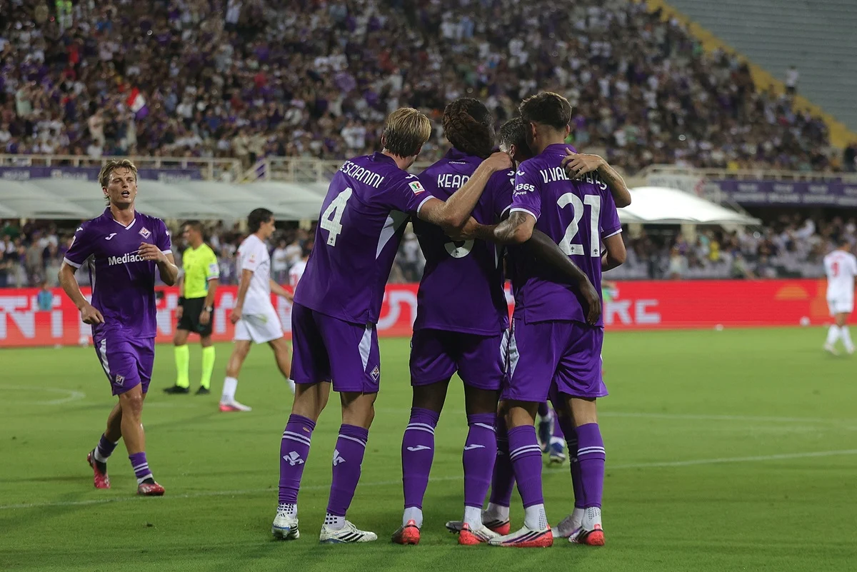 Fiorentina aplastó a Benevento por Coppa Italia