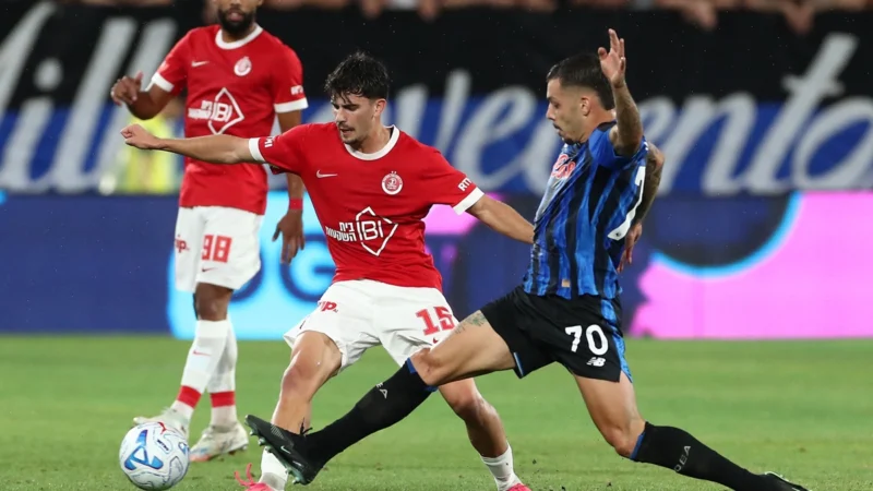 Duro empate de Atalanta con Hapoel Tel Aviv en Conference League