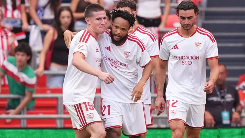 Sevilla volvió a ganar con destacado 3-1 sobre Athletic Club en San Mamés