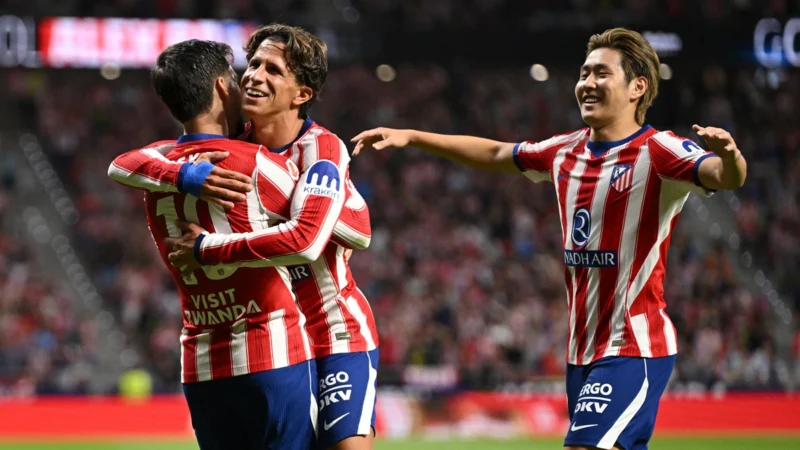 Atlético Madrid reaccionó a tiempo y derrotó a Málaga