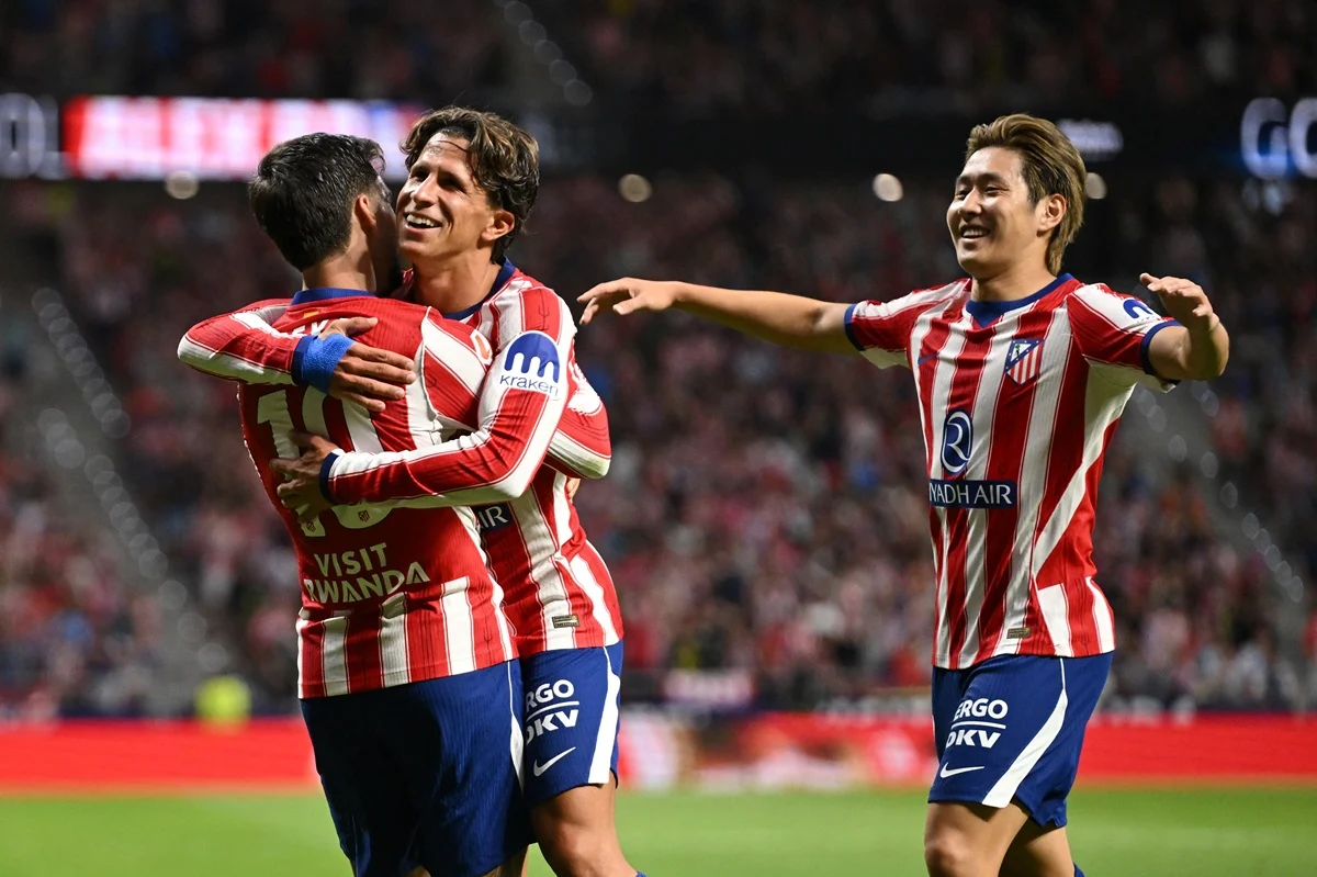 Atlético Madrid reaccionó a tiempo y derrotó a Málaga