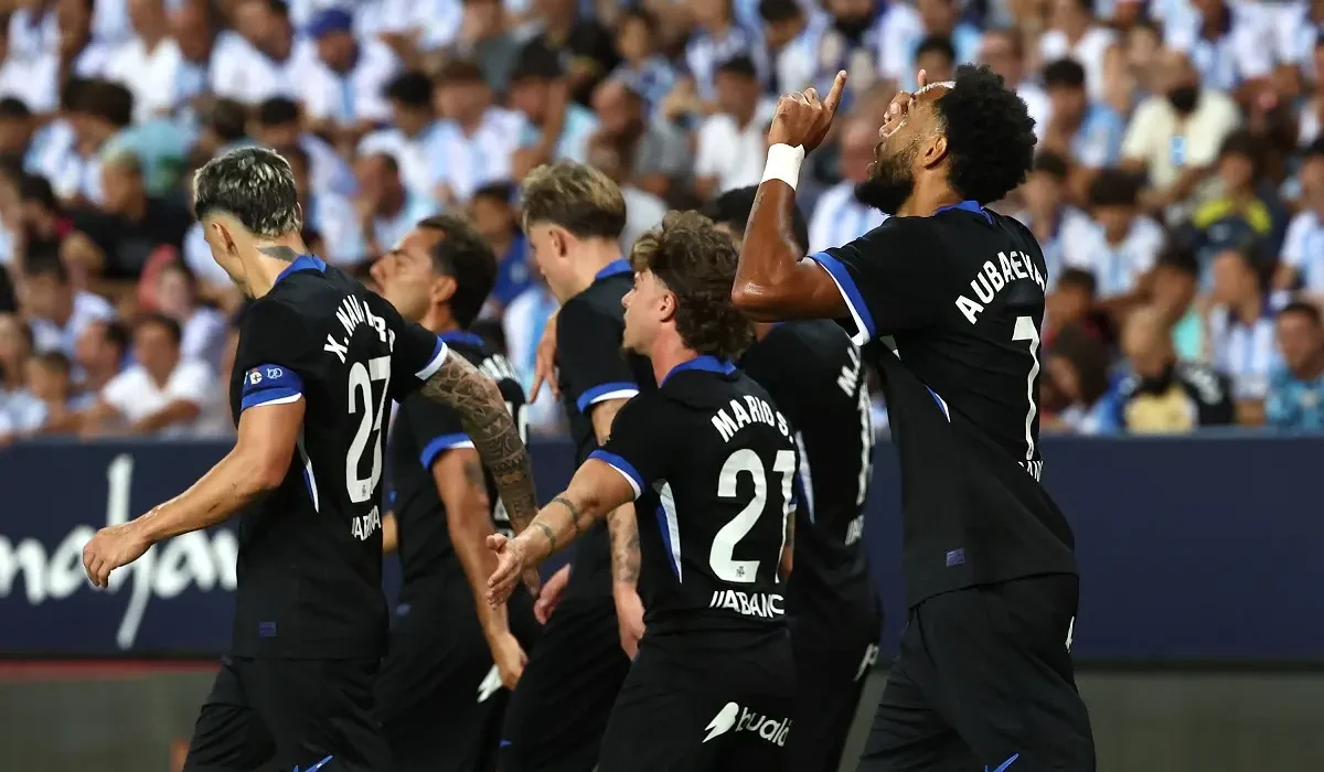 Aubameyang anotó otra vez en el Deportivo La Coruña y lleva dos goles en dos partidos