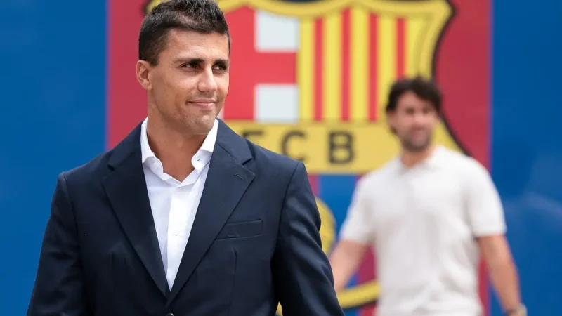 Rodri firmó oficialmente y ya es jugador del Barcelona: ¿cuándo será la presentación?
