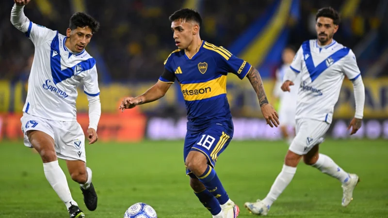 Boca buscó más pero empató con Vélez en el Ducó