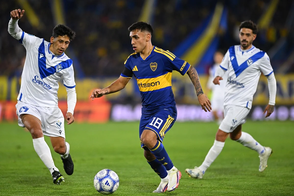 Boca buscó más pero empató con Vélez en el Ducó