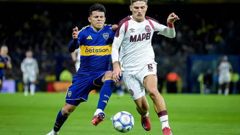 Tomás Belmonte se vistió de héroe en el final y le dio el triunfo a Boca Juniors frente a Lanús