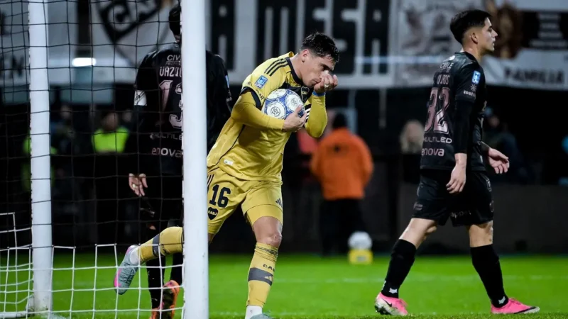 Miguel Merentiel volvió al gol en Boca y le empató a Platense en medio de la polémica