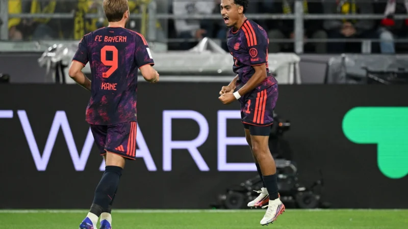 Nathaniel Brown debutó con gol en Bayern Munich – Borussia Dortmund