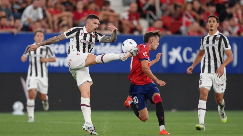 Osasuna buscó más que Levante pero no pasó del 0 a 0