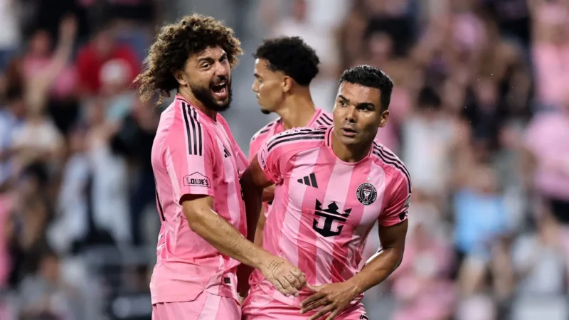 Casemiro anotó su primer gol con Inter Miami frente al Montreal por la MLS