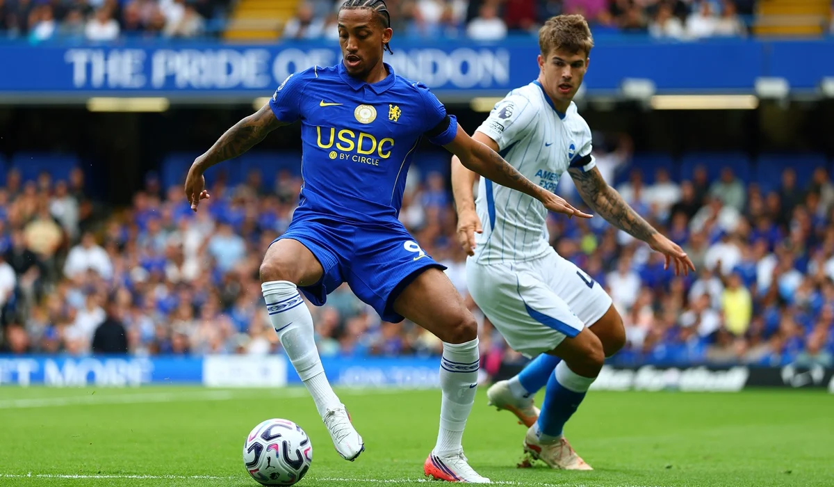 Joao Pedro marcó para Chelsea ante la presencia Ancelotti