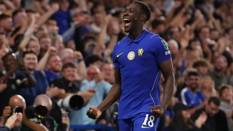 Danny Welbeck convirtió por EFL Cup su primer gol con Chelsea