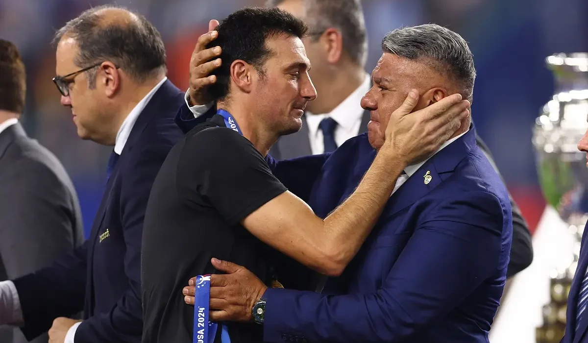 Claudio Tapia respaldó al entrenador de la Selección Argentina: «Mi plan A, B y C es Scaloni»