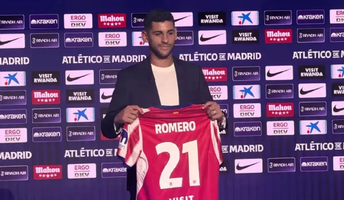 Cuti Romero fue presentado en el Atlético de Madrid: «Quiero dejar mi nombre en la historia»