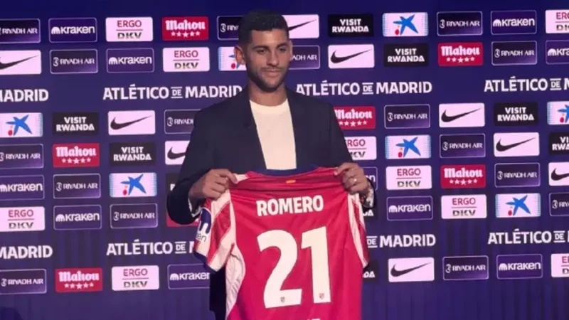 Cuti Romero fue presentado en el Atlético de Madrid: «Quiero dejar mi nombre en la historia»